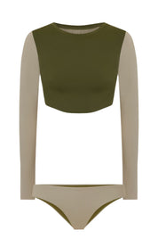 Boomerang Brief / Light Olive Green