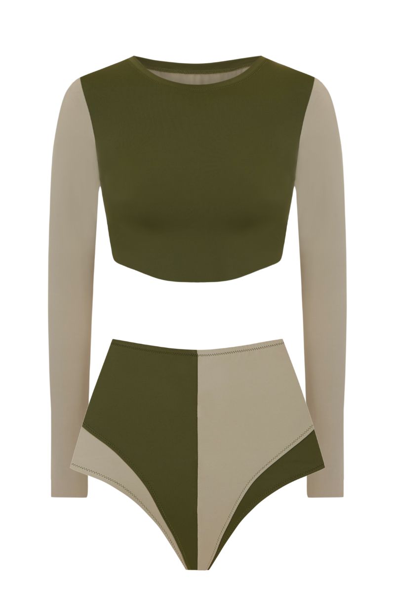 Olivera Culotte / Light & Dark Olive Green