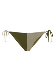 Olivera Triangle Bottom / Two-tone Olive Green