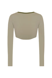 Olivera Sun T’shirt / Two-tone Olive Green