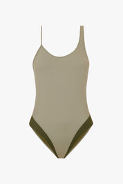 Classic Swimsuit BARYON OLIVERA, Sage & Olive | SURO