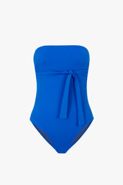 Bandeau Swimsuit MATTER, Biosphere Blue | SURO
