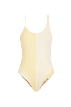Classic Swimsuit BARYON SOLAR, Vanilla Twist | SURO